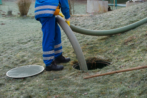 Septic tank cleaning